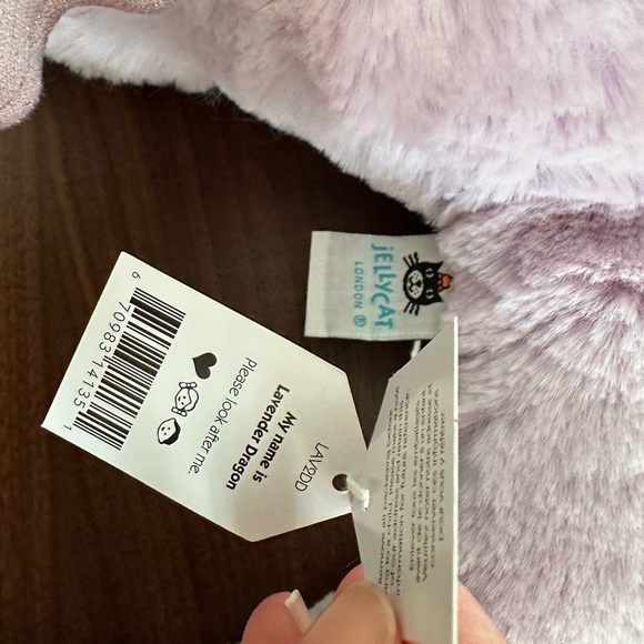 Jellycat Large Lavender Dragon - Picture 3 of 4